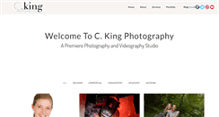 Desktop Screenshot of ckingphotography.com